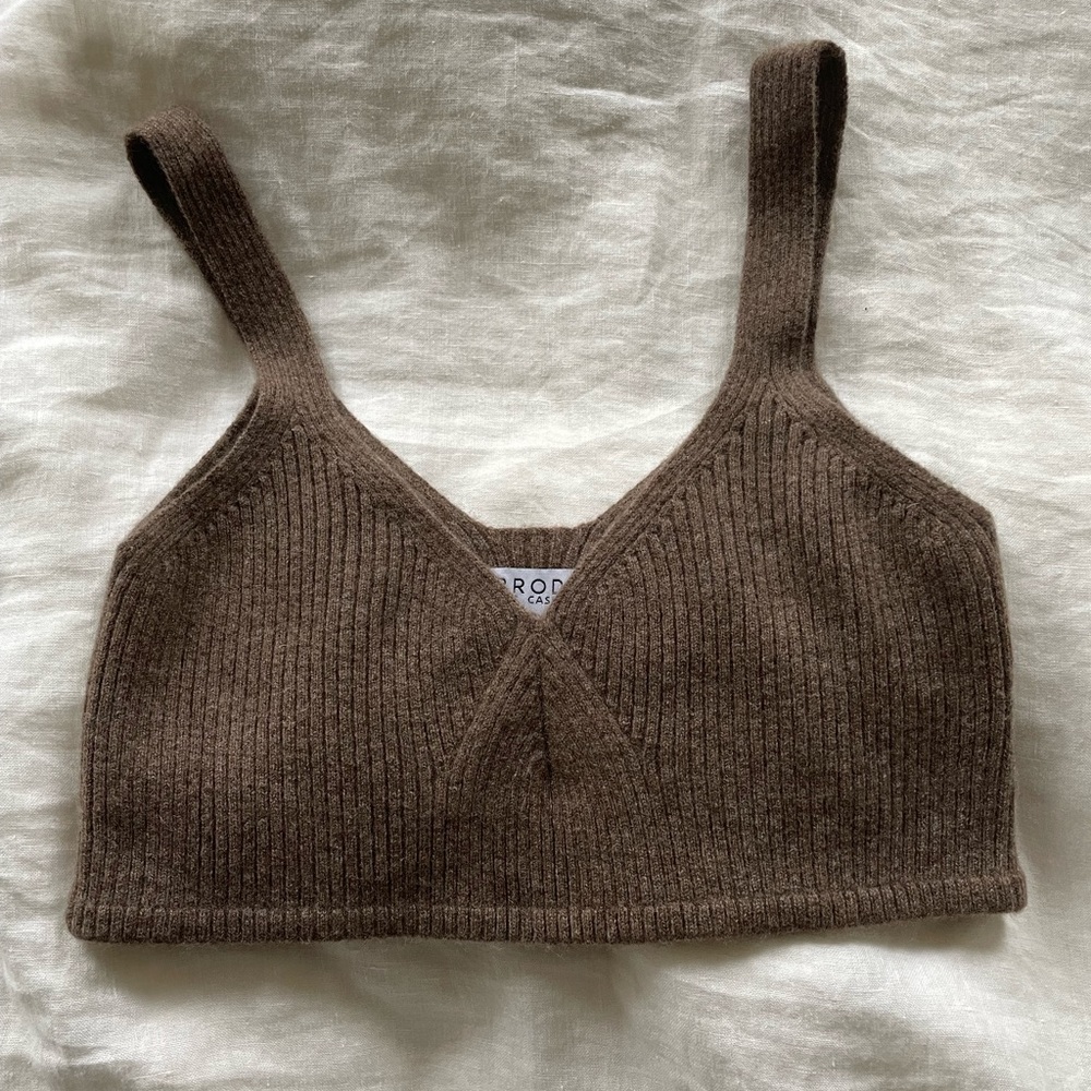 Brodie x Bandier Fine Cashmere Top (xs-m)
